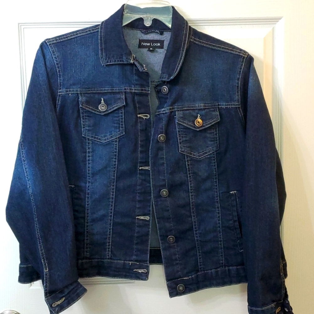 New Look Woman's Plus Denim Jacket 1x